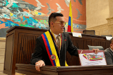 Yeison Jiménez fue condecorado por el Congreso