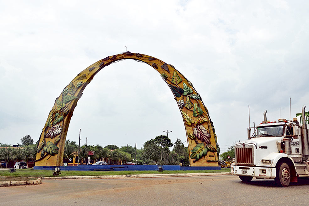 Puerto Gaitán, Meta, se convirtió en un pueblo petrolero con el establecimiento del campo Rubiales, el cual ya no explotará más Pacific Rubiales. / Gabriel Aponte - El Espectador