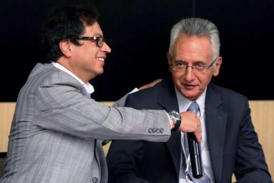 Gustavo Petro y Guillermo Alfonso Jaramillo.
