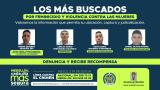 Revelaron cartel de los más buscados por feminicidio y violencia contra mujeres en Medellín