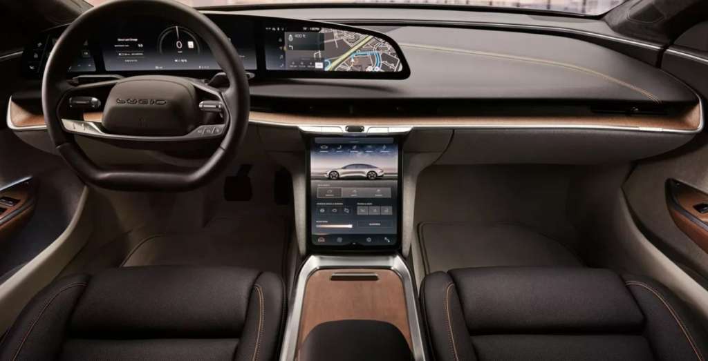 Lucid Air Pure 2025 interior