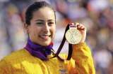 Mariana Pajón llega a Bogotá