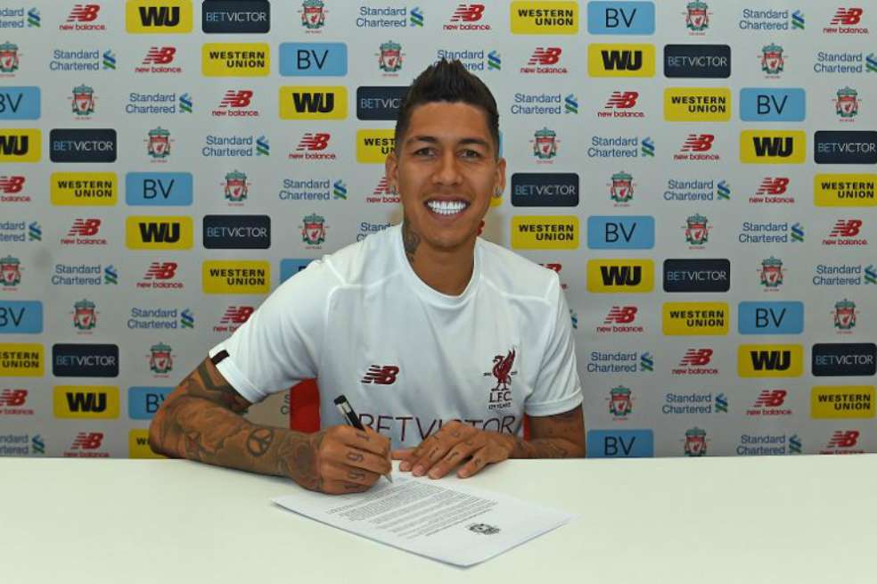 El brasilero ha anotado 40 goles en 140 partidos con el club inglés. / @LFC