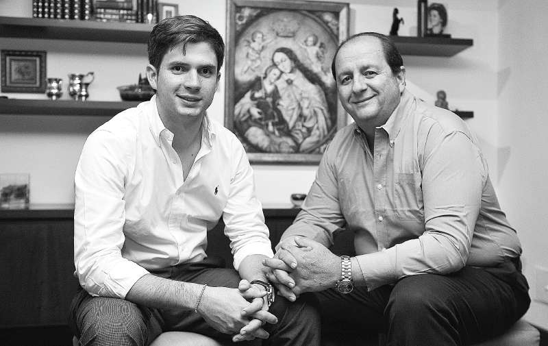 Rafael y Daniel Klug se volvieron más unidos después del accidente. / Gustavo Torrijos