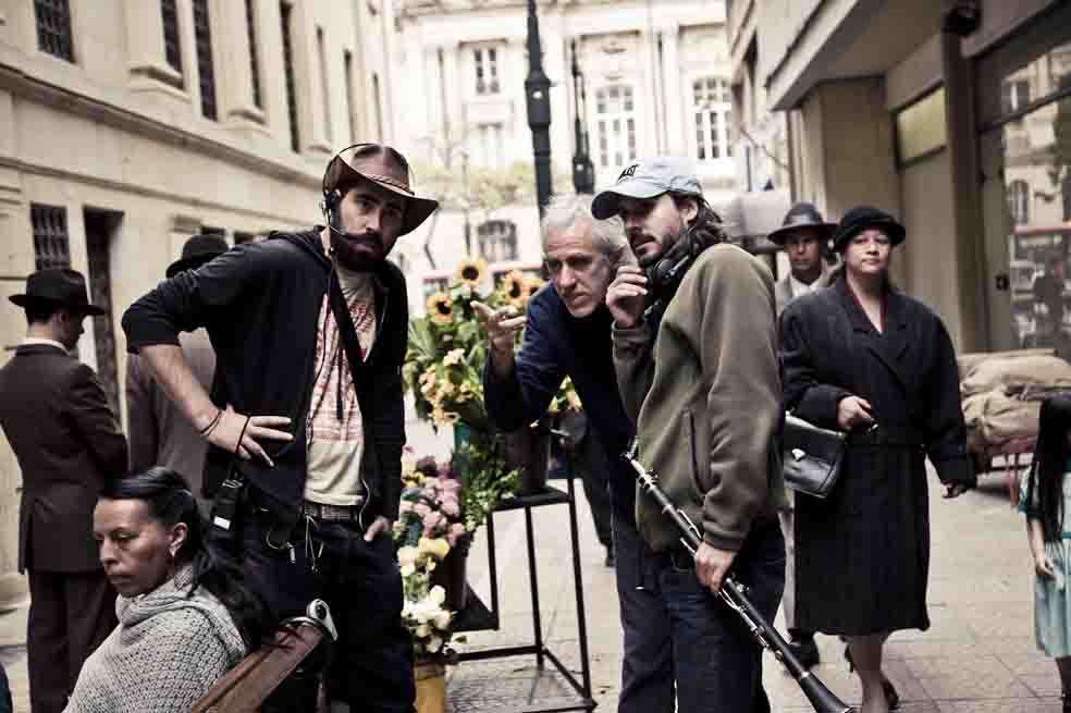 Escena del rodaje de la película ‘Roa’, que tuvo como locación el centro de Bogotá y el apoyo de Proimágenes. /Cortesía Proimágenes Colombia