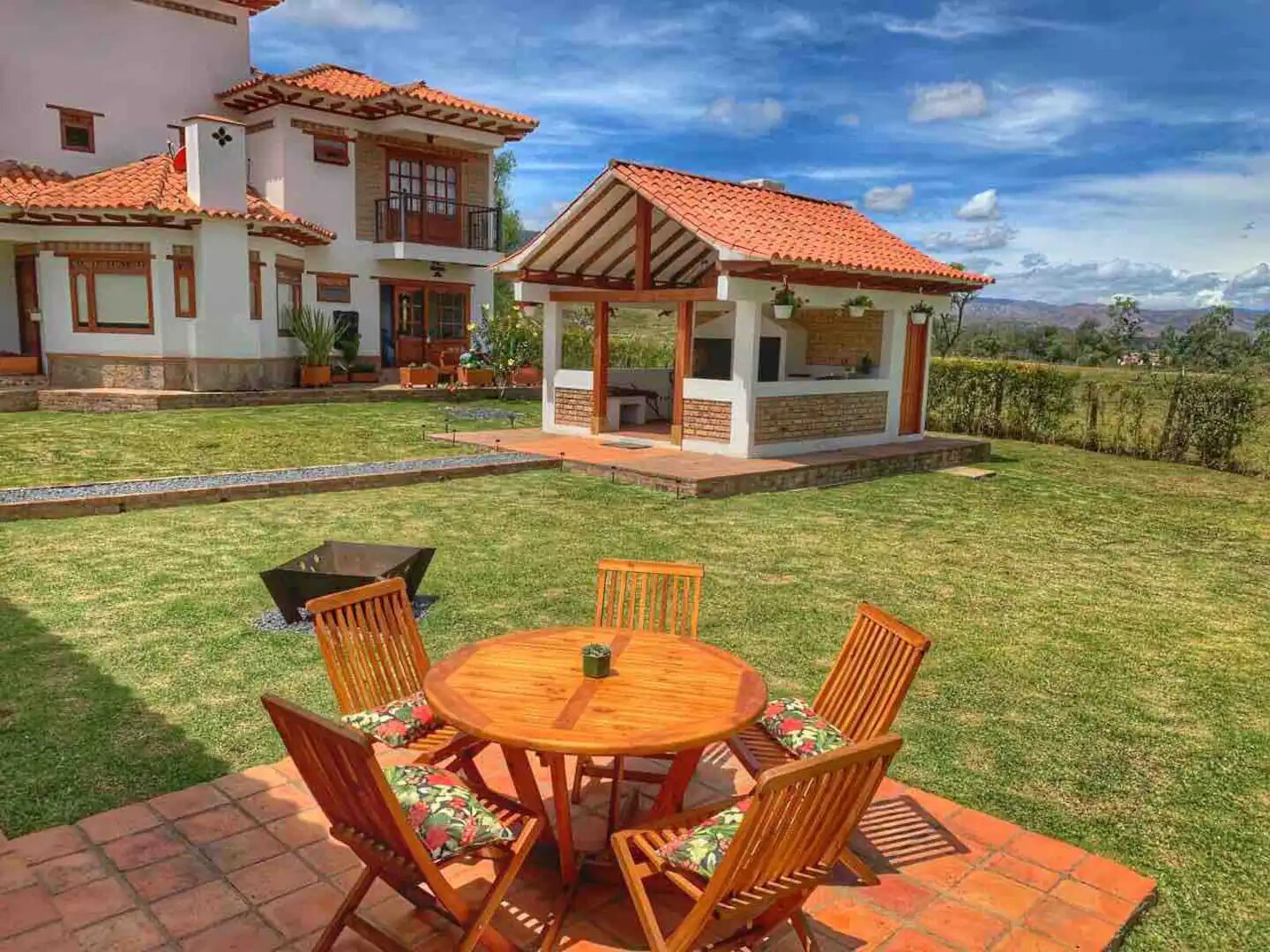 Cabaña Casa de las Flores, en Villa de Leyva.