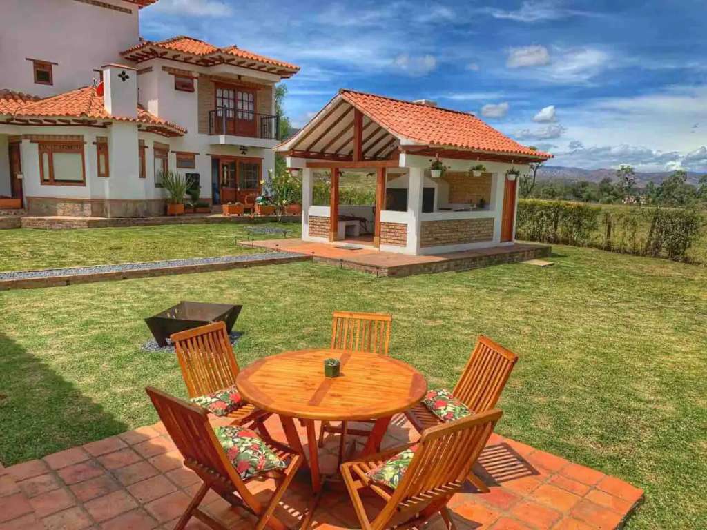 Cabaña Casa de las Flores, en Villa de Leyva.