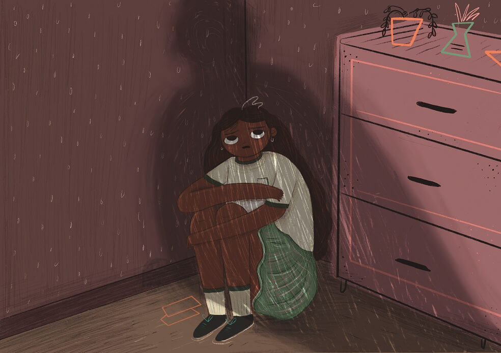 En Latinoamérica las niñas son embarazadas a la fuerza y separadas de sus familias para que asuman el destino que parte de la  sociedad y la Iglesia les asignan a las mujeres: la maternidad. / Ilustración: Catalina Vásquez @kathiuska