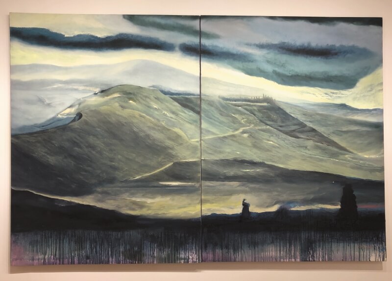 La exposición de Guillermo Londoño gira en torno a dos ejes principales: la pintura como medio y la historia./ Cortesía
