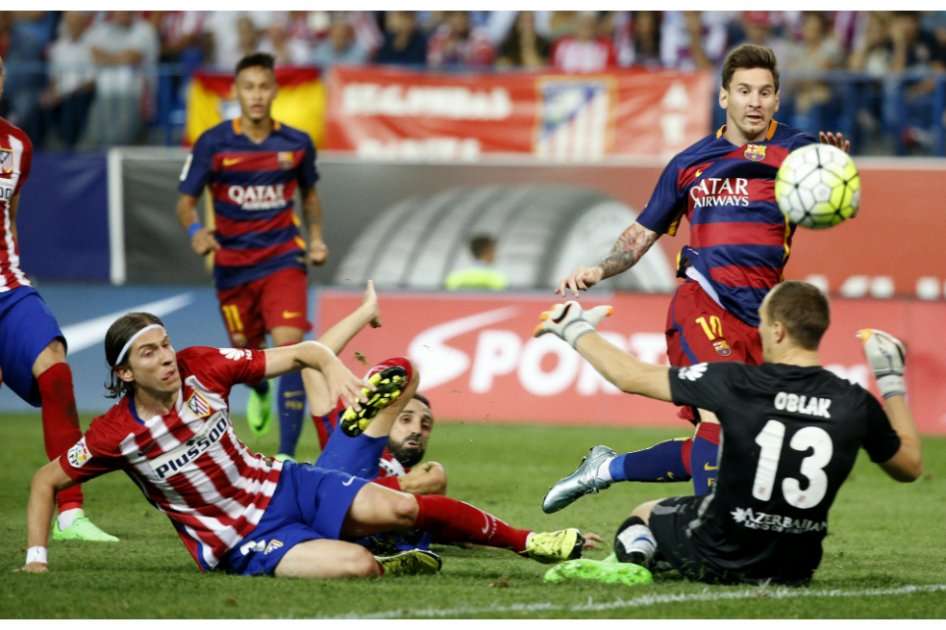 La definición de Lionel Messi que le dio el triunfo al Barcelona sobre el Atlético de Madrid / EFE