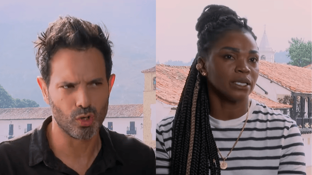 Alejandro Estrada y Caterine Ibargüen en ‘MasterChef’