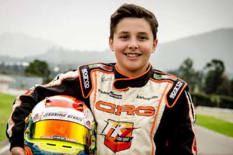 Jerónimo Berrío, con pista abierta para el Mundial de Karts en Italia