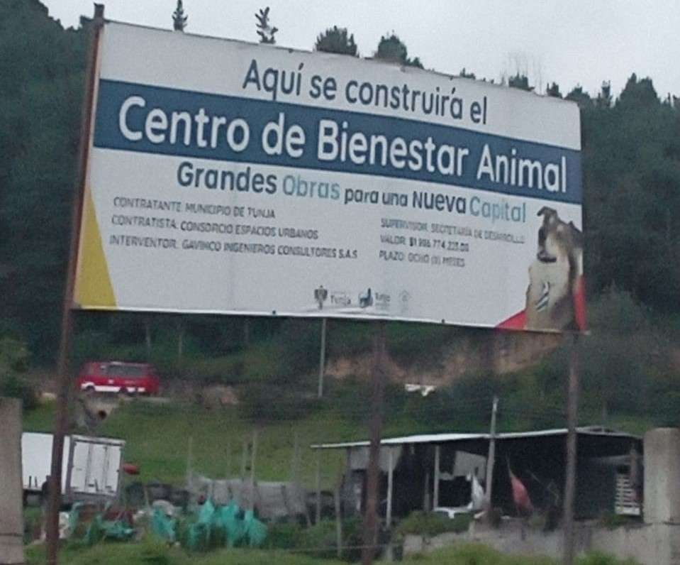 Esta foto, tomada en el mes de junio de 2022, muestra el lugar donde será construido el Centro de Bienestar Animal en la ciudad de Tunja.