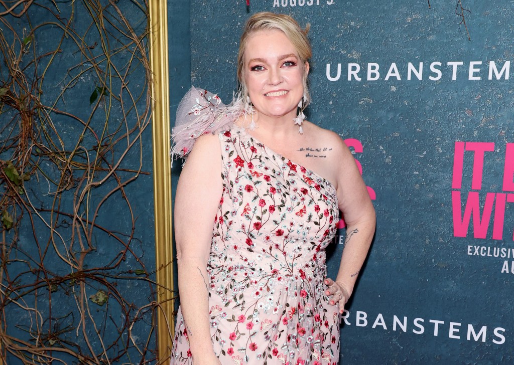 NEW YORK, NEW YORK - AUGUST 06: Colleen Hoover attends the "It Ends With Us" New York Premiere at AMC Lincoln Square Theater on August 06, 2024 in New York City. (Photo by Cindy Ord/Getty Images)