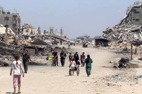 Hay desapariciones forzadas en sitios de ayuda humanitaria en Gaza, según la ONU