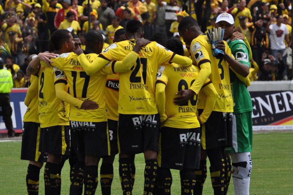 Jugadores de Barcelona de Ecuador. / Tomada de facebook.com/barcelonasiemprecontigo.ec