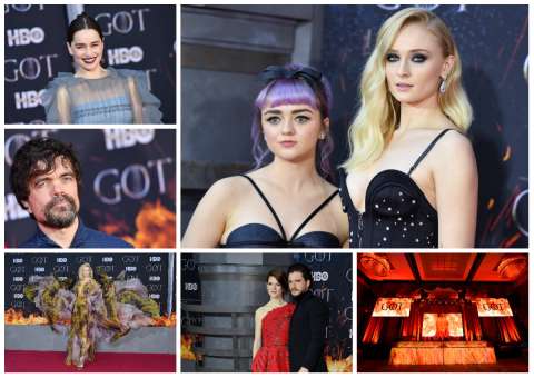 "Game of Thrones": fotos del estreno en Nueva York
