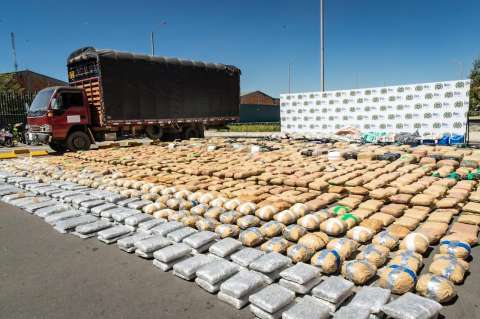 Cayó, en Bogotá, gigantesco cargamento con cerca de dos toneladas de marihuana