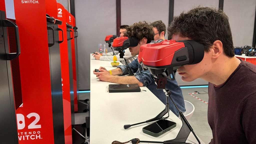 FRÁNCFORT, 03/02/2026.- Nintendo ha arrancado 2026 con el respaldo absoluto de la comunidad gamer a su nueva consola Switch 2, de la que en menos de 7 meses ha colocado más de 17 millones de unidades y 38 millones de juegos. Un año en el que quiere consolidarse con unos primeros meses en los que el universo de Super Mario, que celebra su 40 aniversario, y la nostalgia de Virtual Boy serán protagonistas. En un encuentro celebrado en Fráncfort, en la sede de Nintendo en Europa, la compañía nipona presentó sus grandes apuestas para la primera mitad del año con varios puntos fuertes en el horizonte: ‘Mario Tennis Fever’, Resident Evil Requiem, Virtual Boy, la expansión de Super Mario Bros Wonder ‘Encuentro en el parque Belabel’, o el título de acción futurista Pragmata. EFE/Javier Picazo