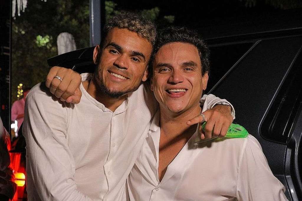 Luis Díaz y Silvestre Dangond fueron dos de los invitados especiales a la boda de Matheus Uribe en Santa Marta