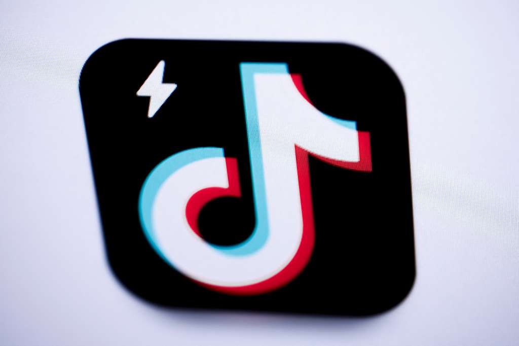 This photograph taken on April 11, 2024, in Paris, shows the logo of the Chinese social network application TikTok Lite.