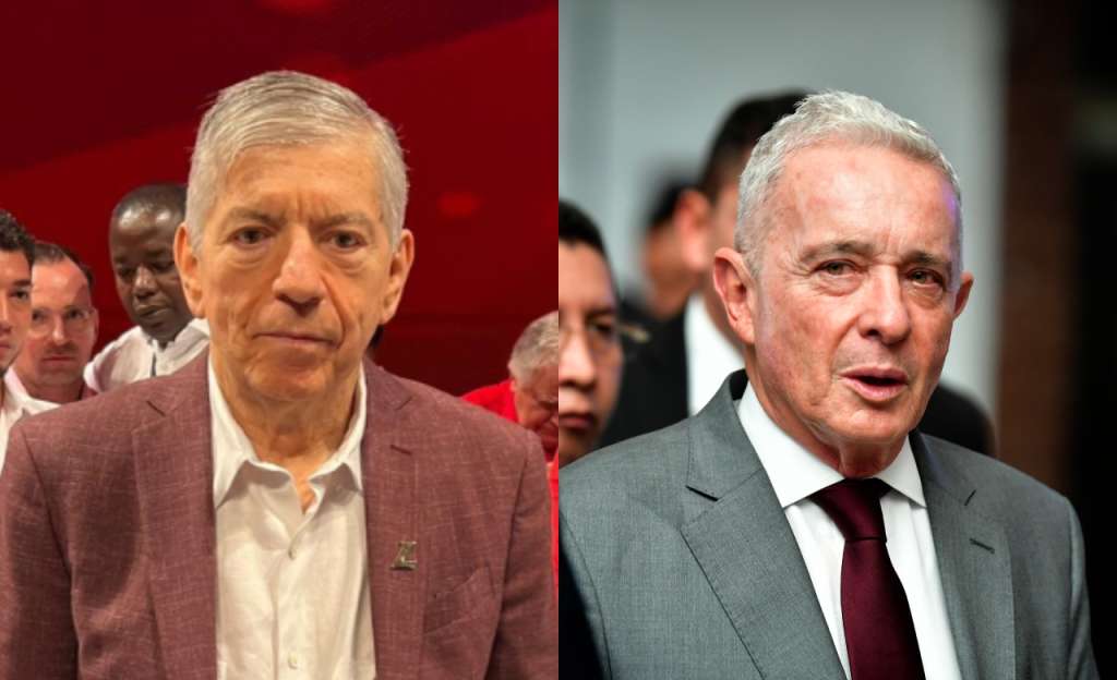 César Gaviria y Álvaro Uribe