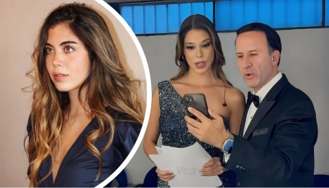 Hija de Felipe Arias reaccionó a elogios que Dominica Duque envió al presentador