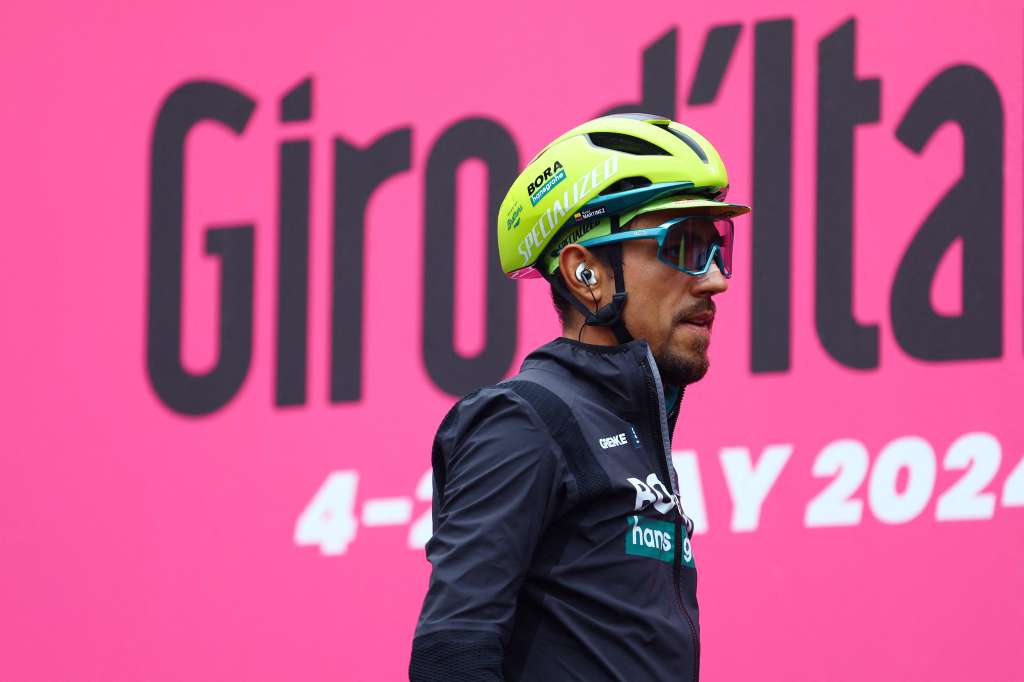 El colombiano Daniel Felipe Martínez, subcampeón virtual del Giro de Italia 2024.