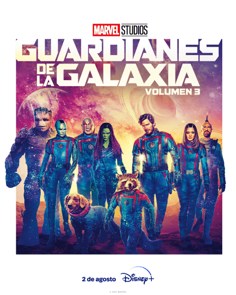 Guardianes de la Galaxia ya se podrá ver en casa. Agéndate por Disney+
