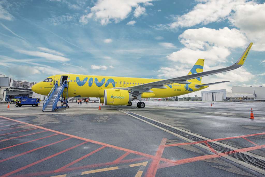 La flota de aviones NEO A320 de Viva es la más moderna de Colombia y la tercera en Suramérica.