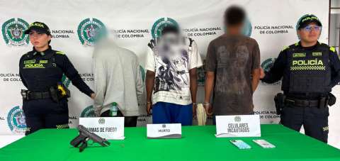 Policía frustró millonario hurto en Barrios Unidos: tres sujetos fueron capturados