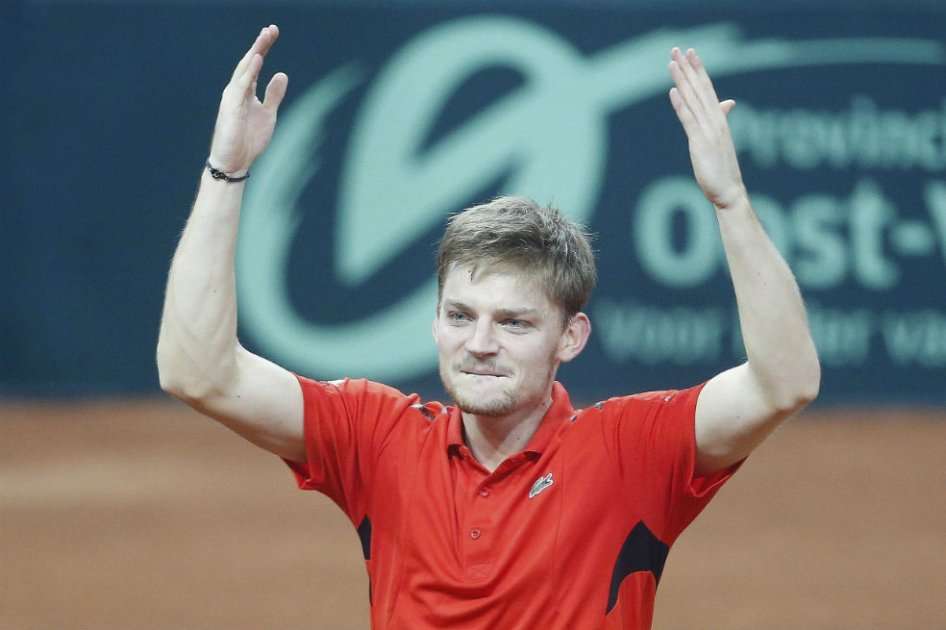 David Goffin ganó el primer punto para Bélgica en la final de la Copa Davis. Foto: AFP