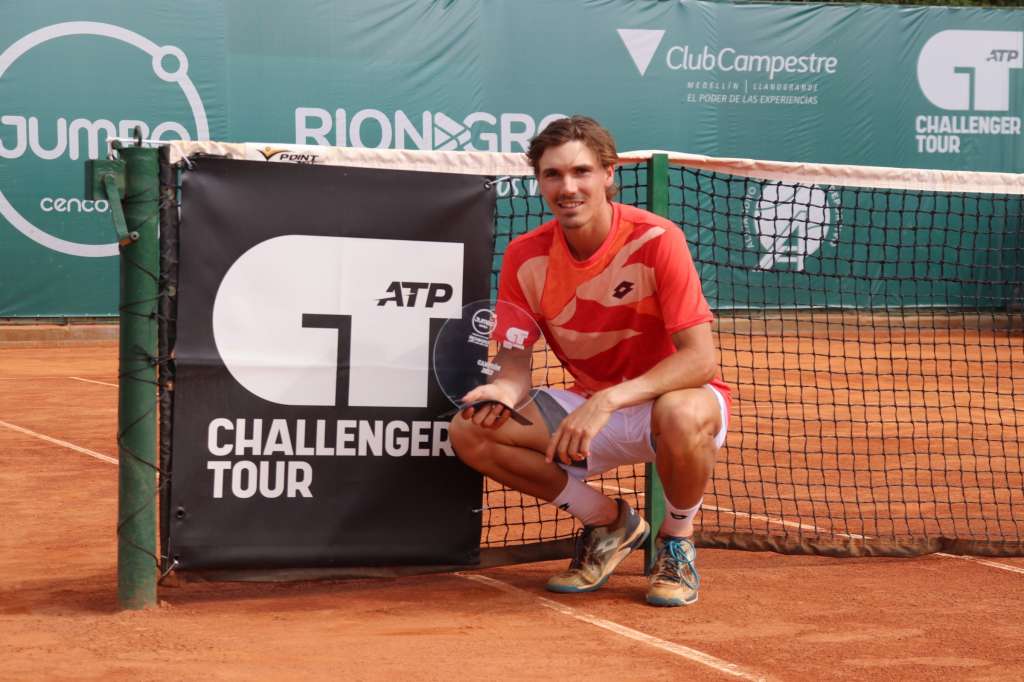 Patrick Kypson, el mejor del cuadro de singles delATP Challenger Jumbo Open Rionegro