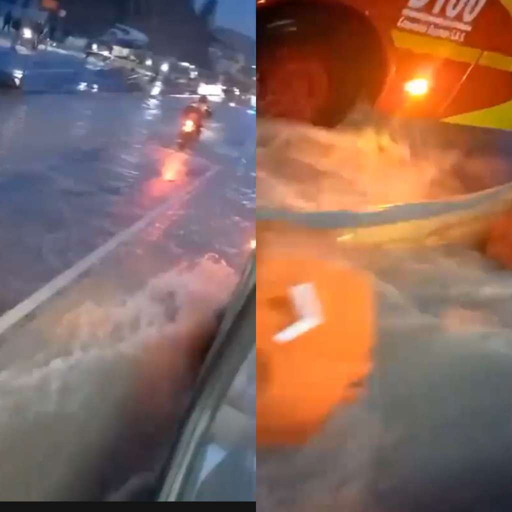 Inundaciones en barrio Danubio.