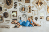 7 lugares para poner un espejo redondo en tu casa para que se vea elegante