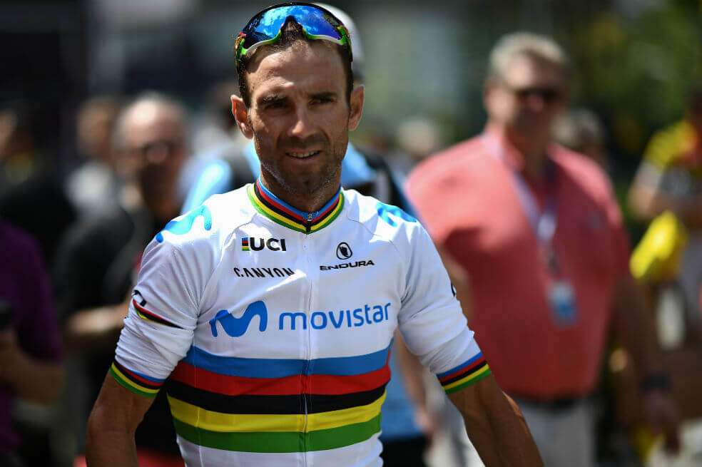 El español Alejandro Valverde será líder de Movistar en el Tour de Francia y la Vuelta a España. / Archivo