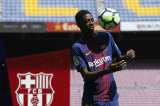 Dembélé fue objeto de burlas durante su presentación en Barcelona
