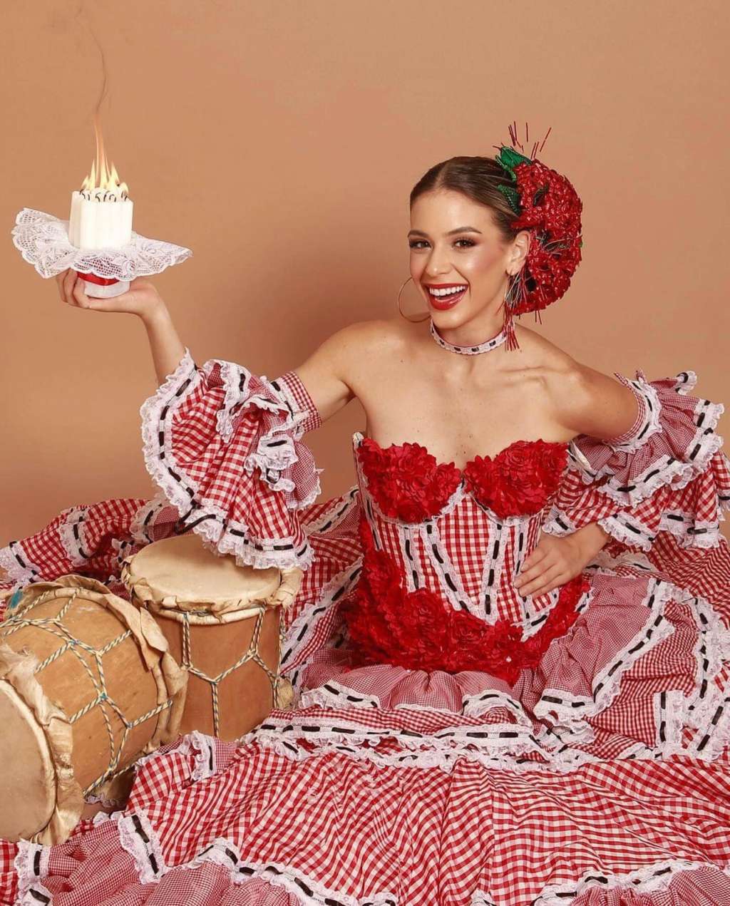 Tatiana Angulo Fernández De Castro, reina del Carnaval de Barranquilla 2025.
