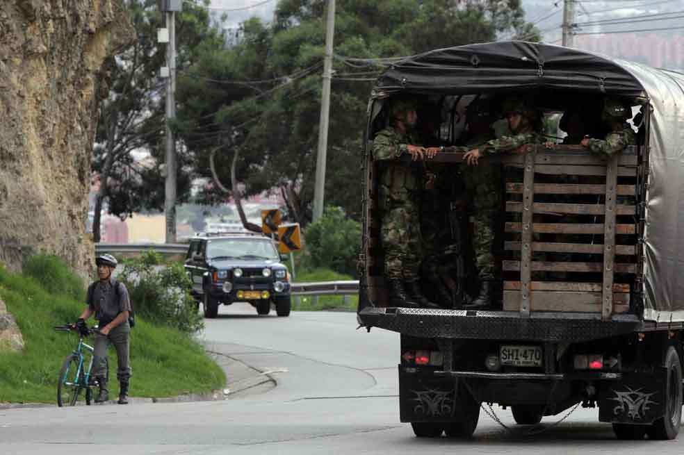 El Distrito ha denunciado que camiones del Ejército reclutan “irregularmente” / Archivo