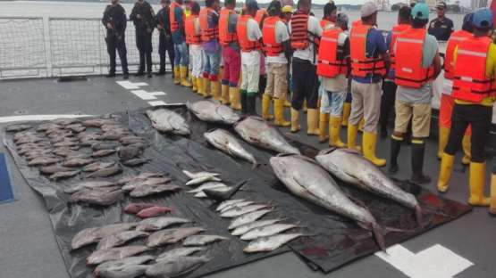 Este año se incautaron 38 toneladas de pesca ilegal.