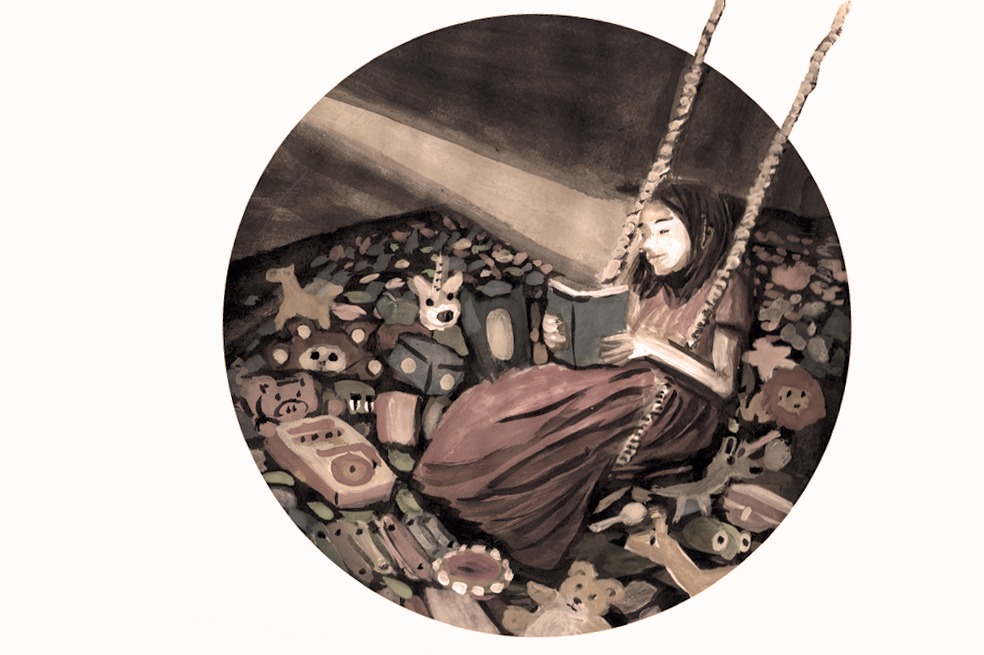 “En el colegio no entendían por qué pasaba mis descansos con la sicóloga. Creían, que, si esteba allí, era porque estaba loca", Melissa, un niña de diez años, habla de su batalla contra la depresión. / Ilustración de Jesús Hernández-
