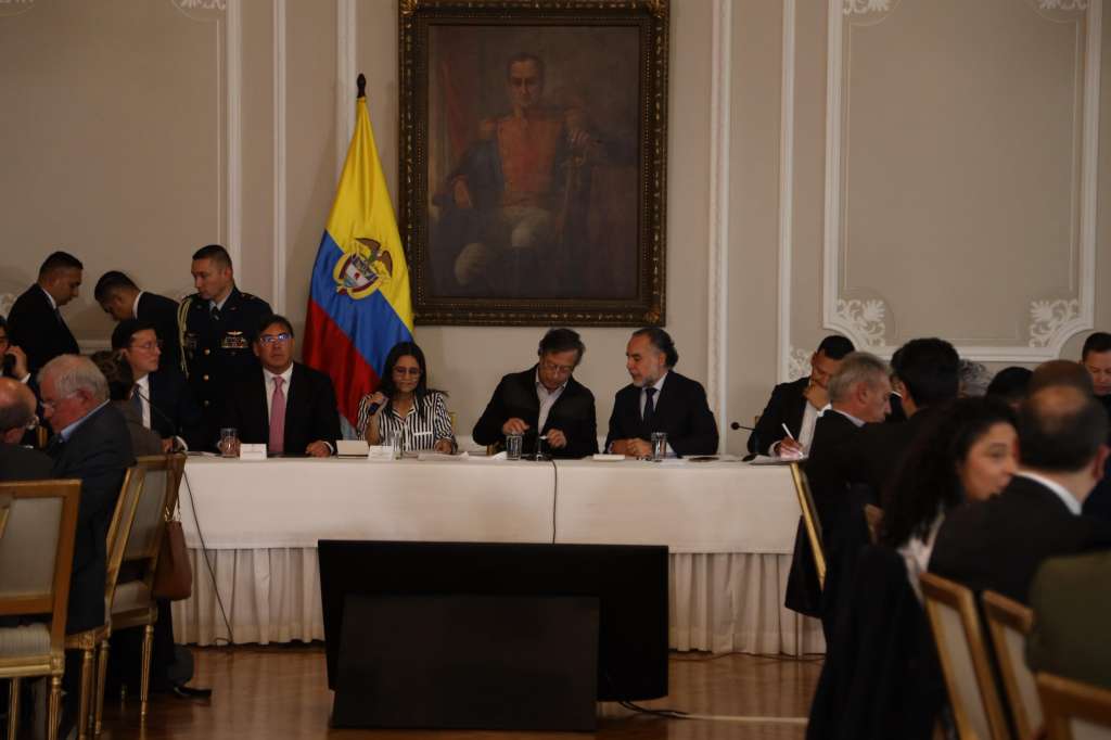 El presidente Gustavo Petro lideró, junto al ministro Armando Benedetti (Interior), la Comisión Nacional de Seguimiento Electoral.