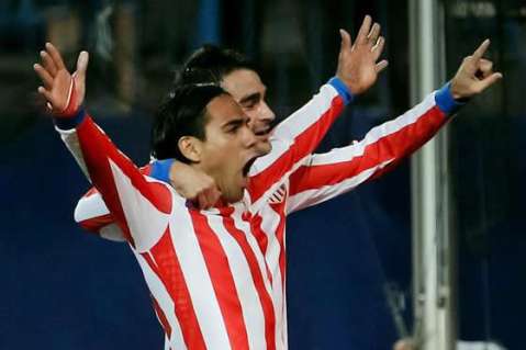 Falcao comanda victoria del Atlético