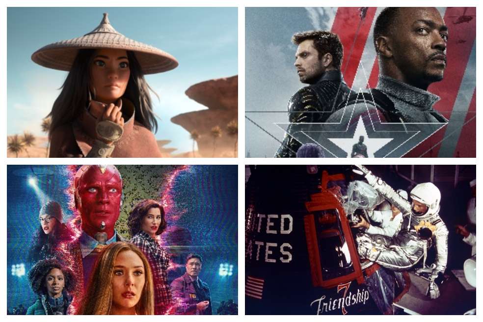 "Raya y el último Dragón", las series "Falcon y el Soldado del Invierno", el último episodio de "WandaVision" y "Proyecto Mercury: los siete valientes" son algunos de los estrenos de Disney para marzo.