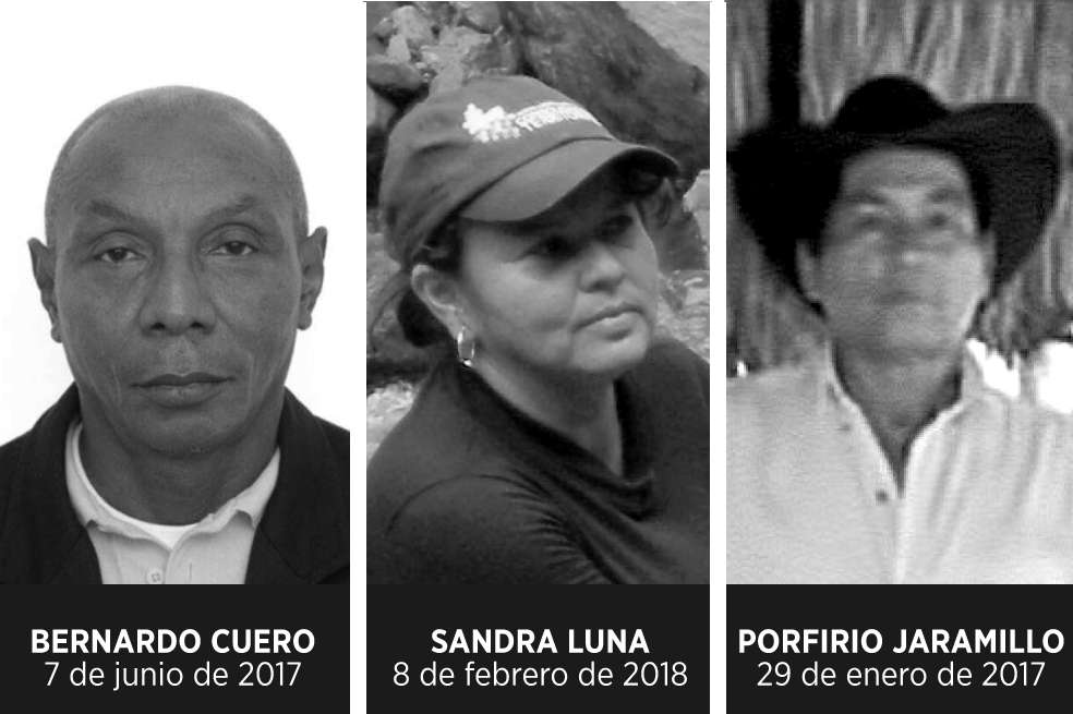 Los tres murieron por defender sus pensamientos, dijo el Defensor del Pueblo en rueda de prensa durante la presentación del balance./Archivo.