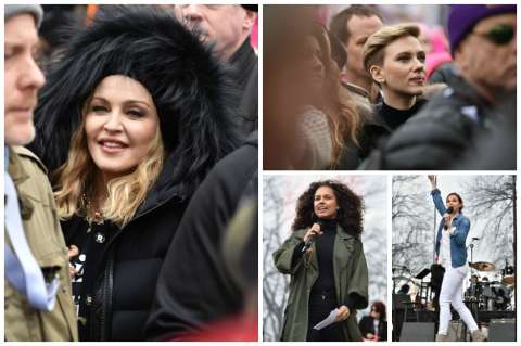 Celebridades que participaron en Marchas de las Mujeres contra Trump