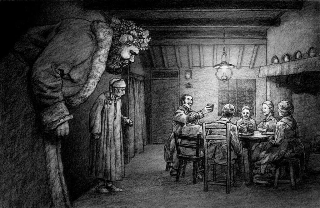 MADRID, 03/12/2025.- 'Canción de Navidad', un clásico universal de la literatura y una de las historias más emblemáticas de Charles Dickens, regresa con una edición ilustrada de la mano del dibujante Mario Jodra, que recupera el espíritu social y reivindicativo de la obra, "tan vigente hoy como en el siglo XIX". El libro, editado por Edelvives, se presenta en su versión original acompañado de la propuesta visual en blanco y negro de Jodra que, según cuenta a EFE, utiliza diferentes tipos de carboncillo y lápiz sobre papel siguiendo la referencia de John Leech, el ilustrador que trabajó con Dickens, codo a codo, "atendiendo sus indicaciones y sugerencias". EFE/ Mario Jodra/copyrighted Work Available Under Creative Commons// SOLO USO EDITORIAL/SOLO DISPONIBLE PARA ILUSTRAR LA NOTICIA QUE ACOMPAÑA (CRÉDITO OBLIGATORIO)
