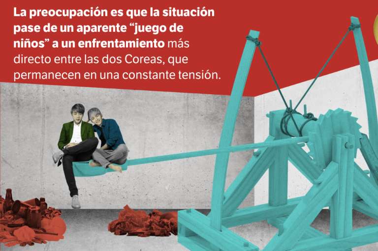 Globos de basura, el detonante de una nueva tensión entre las dos Coreas