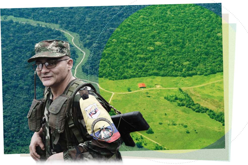 os hombres de “Iván Mordisco” habrían deforestado 398.000 hactáreas en la Amazonia. / Begi Valentina Rojas