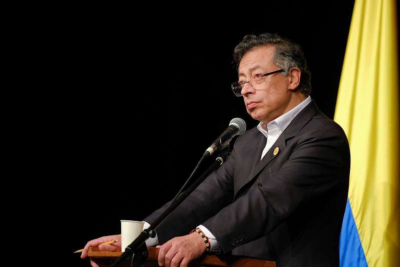 El presidente Gustavo Petro en el Encuentro Social de la Migración de América Latina y el Caribe.